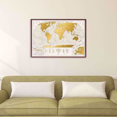 Mapa zdrapka – travel - geography world