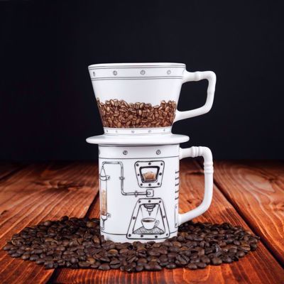 Coffemachine  - dripper i kubek do kawy