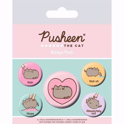 Pusheen – przypinki