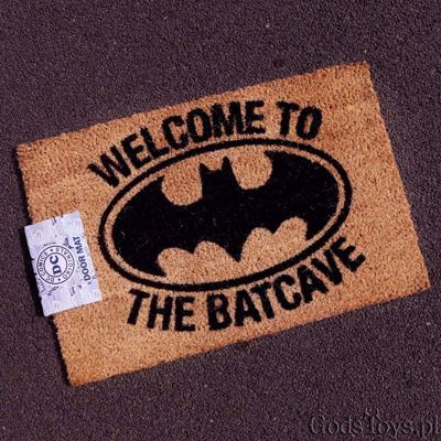 Wycieraczka batmana – welcome to the batcave
