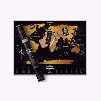 Mapa zdrapka – travel - black world