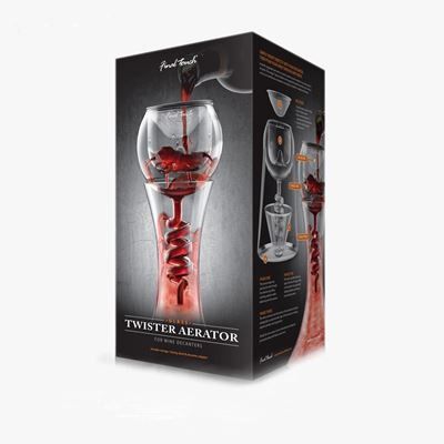 Twister - szklany aerator do wina